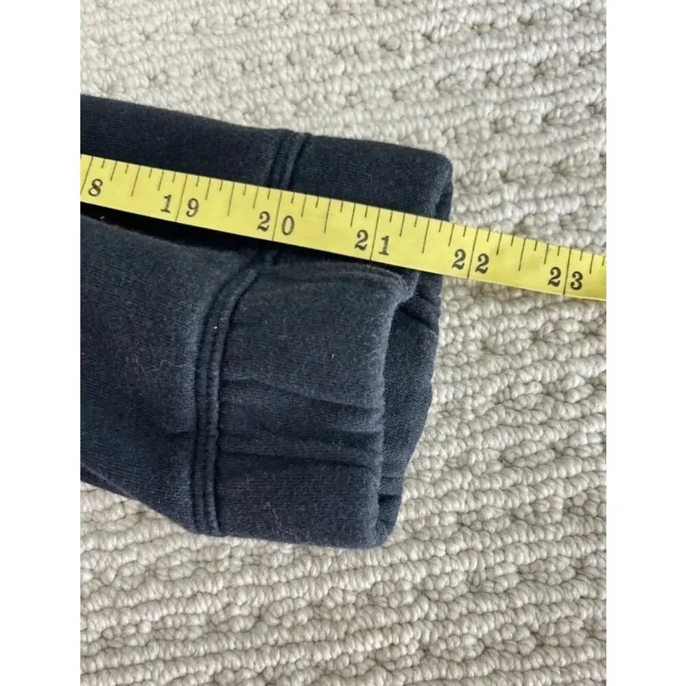 Nike Women’s Large Navy Cropped Logo Crewneck Sweatshirt Oversized Athleisure
